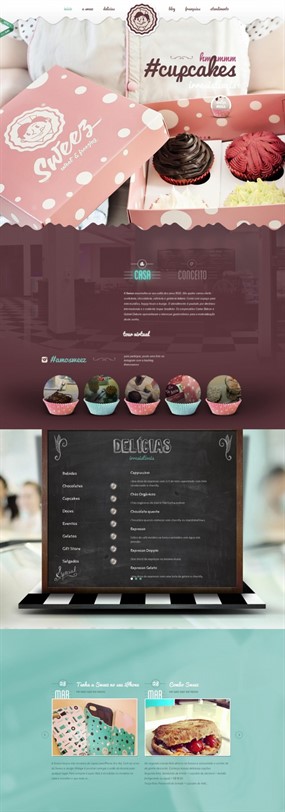 Sweez甜食品酷站欣赏